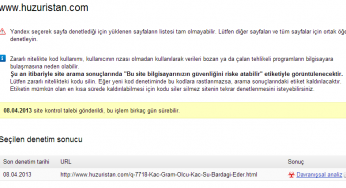 Yandex Sorun Olmadığı Halde Zararlı Site Uyarısını Veriyor
