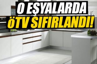 beyaz esya otv sifirlandi